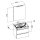 Euroshowers Viktoria Möbel-Set 600mm, weiss