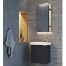 Euroshowers Viktoria Möbel-Set 450mm, schwarz