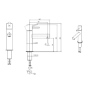 Wood & Faucet Waschtischarmatur aus Walnuss Holz