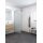 Dansani Match Seitenwand als Solo Wand, 135-137cm, klares Glas