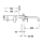Tres Project-Tres, Einhebel Waschtischmischer UP, 24k Rotgold