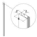 Dansani Verbreiterungsprofil H 197,5cm