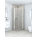 Dansani Match Viertelkreis-Dusche 4-teilig