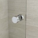 Dansani Match Drehtür Gebogen Viertelkreisdusche 2-teilig