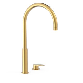 Tres Project-Tres, Einhebel Waschtischmischer, 24k Gold matt
