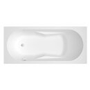 Riho Lazy Plug&Play 170x75cm, wandstehende Badewanne, glänzende Oberfläche, rechte Version