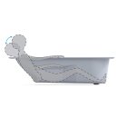 Riho Lazy Plug&Play 170x75cm, wandstehende Badewanne, glänzende Oberfläche, rechte Version