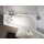 Riho Delta Plug&Play 150x80cm, Raumsparbadewanne, glänzende Oberfläche, linke Version