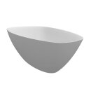 Riho Toledo 158x110cm, freistehende Badewanne aus Solid...