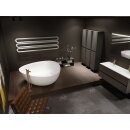 Riho Oviedo 160x160cm, freistehende Badewanne aus Solid Surface