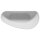 Riho Granada 190x90cm, freistehende Badewanne aus Solid Surface, linke Version