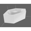 Riho Winnipeg Plug&Play 145x145cm, Eckbadewanne,...