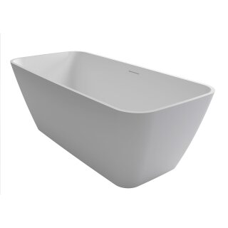 Riho Malaga 165x77cm, freistehende Badewanne aus Solid Surface