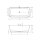 Riho Malaga 165x77cm, freistehende Badewanne aus Solid Surface