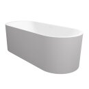 Riho Valor Back2Wall 180x80cm, Badewanne aus Solid Surface