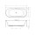 Riho Valor Back2Wall 180x80cm, Badewanne aus Solid Surface