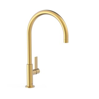 Tres Project-Tres, Einhebel Waschtischmischer, 24k Gold matt