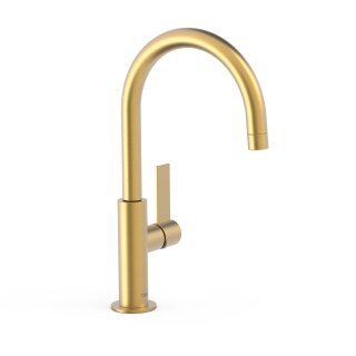 Tres Project-Tres, Einhebel Waschtischmischer, 24k Gold matt