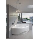 Riho Neo 150x150cm, Eckbadewanne, glänzende Oberfläche, ohne/mit Whirlpoolsystem