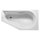 Riho Yukon 160x90cm, Raumsparbadewanne, glänzende...
