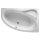 Riho Lyra 140x90cm, Raumsparbadewanne, glänzende Oberfläche, linke Version, ohne/mit Whirlpoolsystem