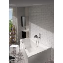 Riho Doppio 180x130cm, Raumsparbadewanne, glänzende Oberfläche, linke Version, ohne/mit Whirlpoolsystem