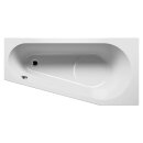 Riho Delta 150x80cm, Raumsparbadewanne, glänzende...