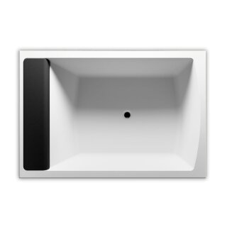 Riho Savona 190x130cm, rechteckige Badewanne, glänzende Oberfläche, ohne/mit Whirlpoolsystem