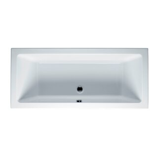 Riho Lusso 190x80cm, rechteckige Badewanne, glänzende Oberfläche, ohne/mit Whirlpoolsystem