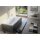 Riho Lusso 180x90cm, rechteckige Badewanne, glänzende Oberfläche, ohne/mit Whirlpoolsystem