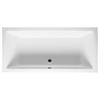 Riho Lusso 170x75cm, rechteckige Badewanne, glänzende Oberfläche, ohne/mit Whirlpoolsystem