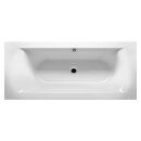 Riho Lima 180x80cm, rechteckige Badewanne, glänzende...