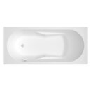 Riho Lazy 180x80cm, rechteckige Badewanne, glänzende...