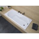 Riho Lazy 180x80cm, rechteckige Badewanne, glänzende...