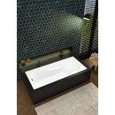 Riho Lazy 170x75cm, rechteckige Badewanne, glänzende...
