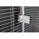 Euroshowers Twice Corner, Eckeinstieg, Drehfalttür mit Fixteil
