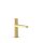 Tres Project-Tres, Einhebel Waschtischmischer, 24k Gold matt