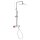Tres Loft Colors, Thermostatset Brausebatterie, Rot-chrom