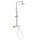 Tres Loft Colors, Thermostatset Brausebatterie, Orange-chrom