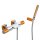 Tres Loft Colors, Thermostat Wannenbatterie, Orange-chrom