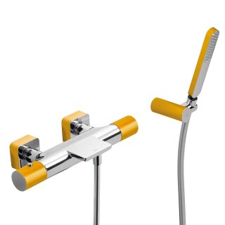 Tres Loft Colors, Thermostat Wannenbatterie, Gelb-chrom