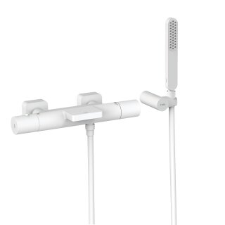 Tres Loft Colors, Thermostat Wannenbatterie, weiss matt