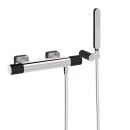 Tres Loft Colors, Thermostat Brausebatterie, Schwarz-chrom