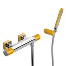 Tres Loft Colors, Thermostat Brausebatterie, Gelb-chrom