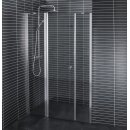 Euroshowers Duo,  Tür mit Festteil und Nebenteil