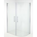 Euroshowers Free+Door, 1 gewölbte + 1 gerade...