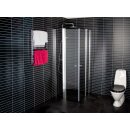 Euroshowers Duo Corner, Eckeinstieg mit Drehtüren