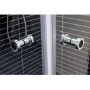 Euroshowers Twice Fix, Eckeinstieg 4-teilig mit Drehtüren