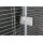 Euroshowers Twice Square, Drehfalttür mit Fixteil und Seitenwand