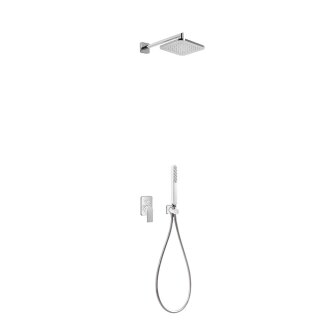Tres Loft Colors, Unterputz Brauseset, Weiss-chrom
